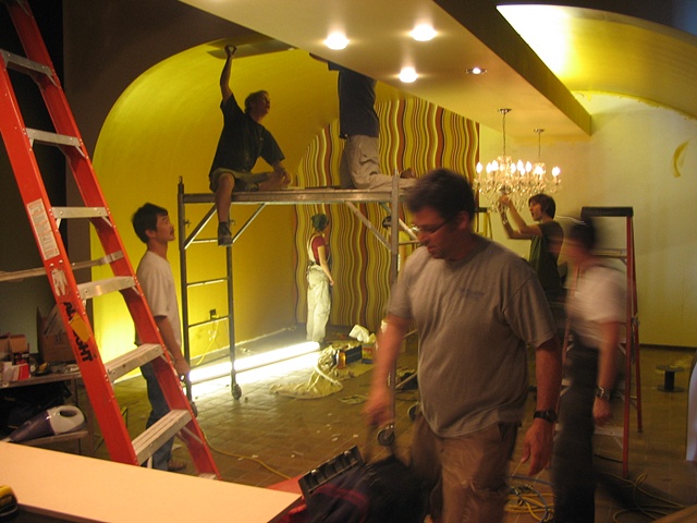 Day before the opening
