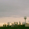 Smokestacks from chemical plant