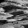 Painted Hills, b/w with red filter